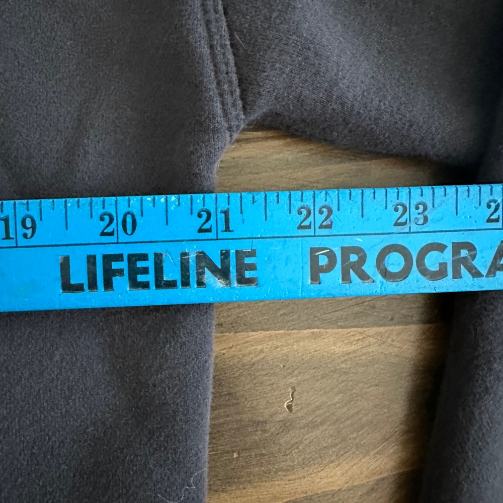 Abercrombie & Fitch Crewneck Sweatshirt Gray Fleece Blend Relaxed Fit Size S - Picture 4 of 5